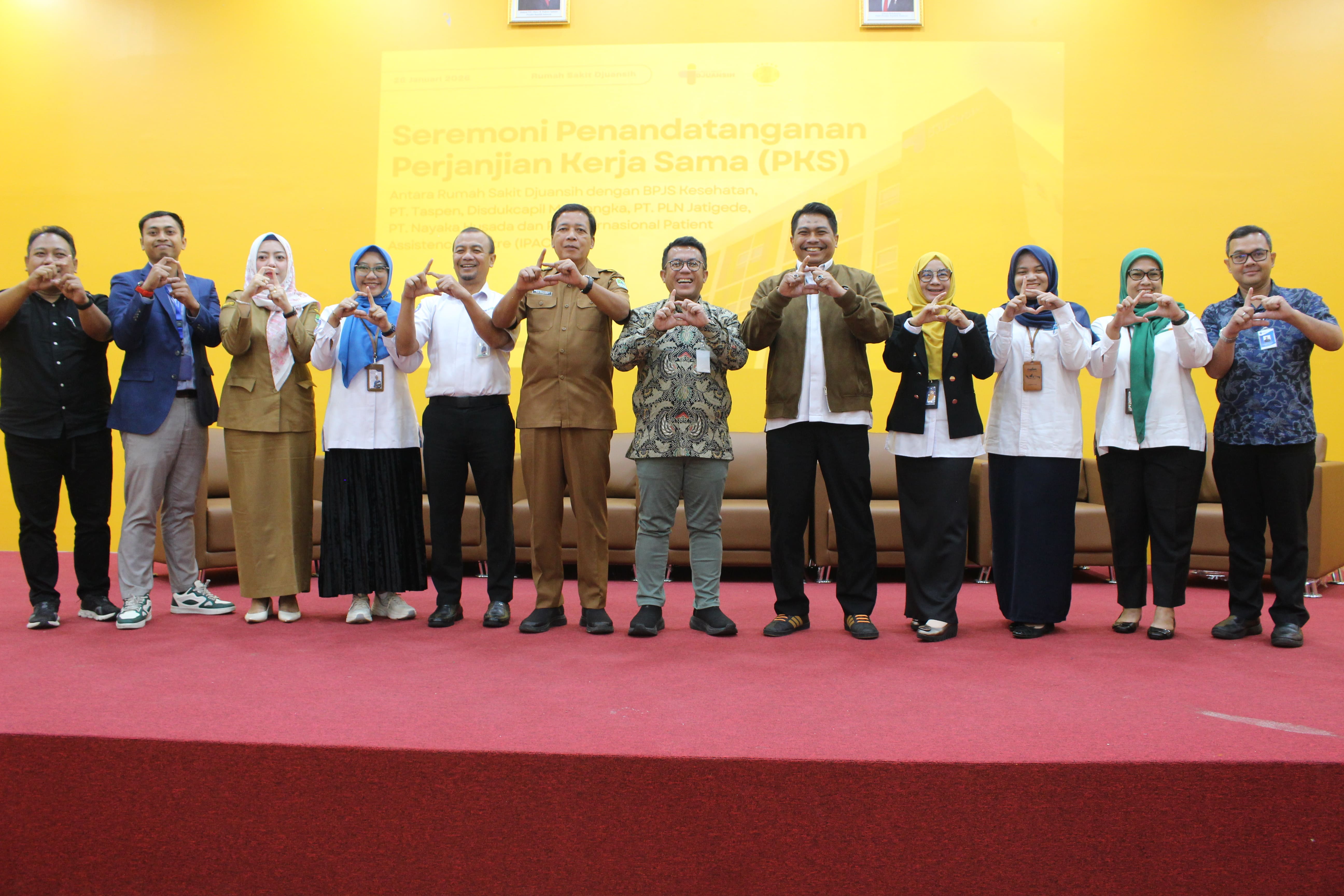 RS Djuansih Gelar Penandatanganan Kerja Sama dengan Berbagai Mitra Strategis